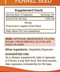 Secrets of the Tribe Fennel Seed 120 Capsules, 1000 mg, Fennel Seed (Foeniculum vulgare) Dried Seed (120 Capsules)