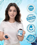 Calcium Magnesium Zinc Gummies With Vitamin D3 & K2 - High Potency Enhanced Absorption -60 Orange Gummies Flavored