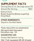 HerbEra Butea Superba Tincture B120 Alcohol-Free Extract, Wildcrafted Butea Superba (Butea Superba) Dried Root (4 fl oz)