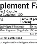 Kirkman P-5-P with Magnesium Bisglycinate 100 Capsules