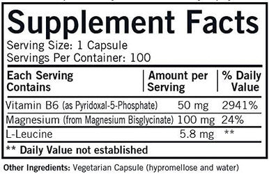 Kirkman P-5-P with Magnesium Bisglycinate 100 Capsules