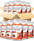 Herbion Naturals Multivitamin Gummies For Kidsimmune Support With Vitamin C D3 B12 A E & Zincstrawberry Flavorgluten Vegan Chewable Gummy Vitamins90 Ct