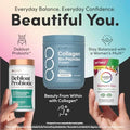 Neocell Womena A' A" S Debloat Beauty and Balance Bundle 3In1 Bundle Pack Collagen BioPeptides Protein Debloat Probiotic Womena A' A" S One + Multivitamin