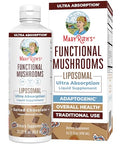 Maryruth'S Maryruth Organics Mushroom Mushroom Supplement Mushroom Liquid Vitamin Reishi Mushroom Supplement For Immune Support Turkey Tail Vitamin For Stress Relief Vegan Non-Gmo Gluten Free 15.22 Fl Oz