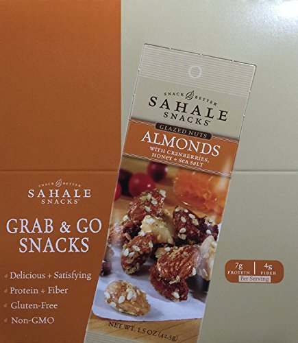 Snack Mix Almonds with Cranberries, Honey Plus Sea Salt, 1.5 Ounce, 9 Count