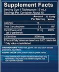 Bodytech L-Carnitine 3000 Supports Fat Metabolism, Energy Production & Muscle Recovery - Peach Mango (24 Fl Oz.)