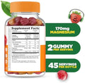 Lifeable Magnesium Gummies For Kids 170Mg Elemental Magnesium From 1420Mg Magnesium Citrate Great Tasting Kids Magnesium Supplement Muscle Support And Stress Relief Chewable 90 Gummies