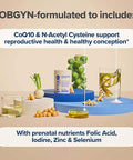 O Positiv Preggo Conception Support Capsules For Women - Obgyn-Formulated Pre Prenatal Vitamins With Clinically-Studied Ingredients - Coq10 N-Acetyl Cystein - Female Sexual Health 60 Ct (Pack Of 1)
