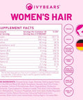 IvyBears Family Hair and Health Bundle Hair Vitamins for Men and Women + Kids Multivitamin Gummies Daily Hair Skin and Immunity Support Vegan Made in Germany 3Pack