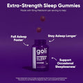 Goli Nutritional Supplement Extra Strength Sleep Gummy 10Mg Melatonin - 1 Pack 50 Count - Gluten- Vegan Non-Gmo And Gelatin-