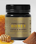 Lineage Provisions Raw Unfiltered Honey, 3-Pack, 18 oz Glass Jars | Undetectable glyphosate, chemical-free, gluten-free & non-GMO. No heating, processing, straining or additives.