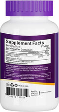 Nbl Natural NBL Natural Vitamin C 1000mg Continuous Release with Rose Rose Antioxidant Protection 100 Tablets