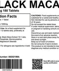 Black Maca Root 1000mg 180 Tablets Supplement UK Made. Pharmaceutical Grade Energy, Fertility and Mood