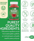 Maxi Health Kosher Vitamin D Gummies 1000 Iu (25 Mcg) Vegan Gluten Supports Bone Teeth Immune Health For Adults & Kids Promotes Calcium Absorption Kosher Gummies For Women & Men