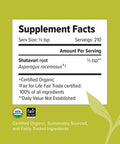 Banyan Botanicals Organic Shatavari Powder Asparagus Racemosus Ayurvedic Herb For Vata & Pitta, Balanced Female Hormones, Energy, Vitality & More* 1/2Lb. Non-Gmo Sustainably Sourced Vegan Ffl