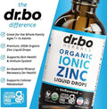 Zinc Supplements Liquid Drops Organic Pure Organic Ionic Liquid Zinc Supplement Drops for Kids Adults Women and Men Vegan Skin Immune Support Supplements for Toddler Kids Adults Women Men 4 Oz