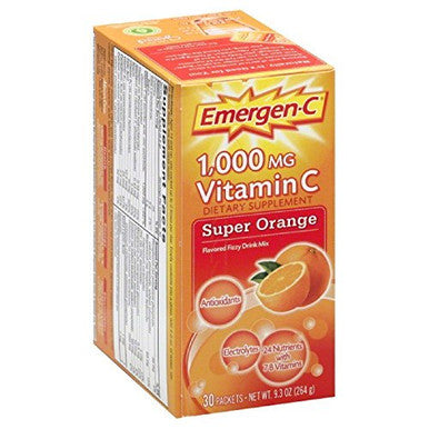 Emergen-C Emergenc Super Orange 30 Packets (Pack Of 4)