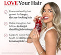 HAIRtamin Gummy Stars Hair Vitamins with Biotin Month Supply