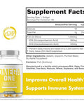 Nutraone Omegaone Omega-3 Fish Oil Supplement (90 Fish Oil Pills) 500Mg