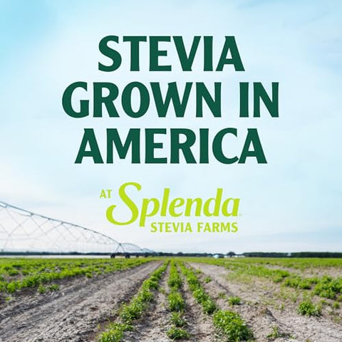 SPLENDA Stevia Zero Calorie Sweetener Plant Based Sugar Substitute Granulated Powder Single Serve Packets 500 Count (Pack of 1)