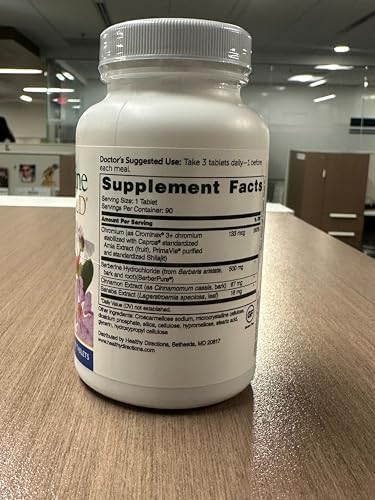 Dr. Whitakerâ€™S Berberine Glucogold Supplement With 1500 Mg Per Day Of Berberpure Berberine Concentrated Cinnamon Crominex Chromium And Banaba Leaf Extract (90 Tablets)