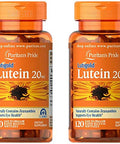 Puritan's Pride 2-pack of Lutein 20 Mg with Zeaxanthin-120 Softgels (240 Total)