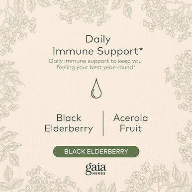 Gaia Herbs Black Elderberry Syrup 5.4 Ounce
