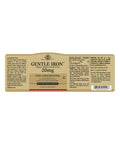 Solgar Gentle Iron Ideal For Sensitive Stomachsred Blood Cell Supplement Non Constipating and Gmo Vegan Gluten and Dairy Free Kosher 180 Servings Unflavored 180 Count