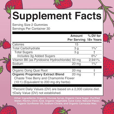 Maryruth'S Organic Menstrual Support Gummies For The Relief Of Common Symptoms Of Premenstrual Syndrome Pms Support Premenstrual Mood Support Usda Organic Non-Gmo Vegan 30 Servings