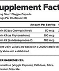 Legion Vitamin D+K Natural & Effective Formulation Vitamin D3 K2 & K For Immunity Boost K1 K2 & D3 Vitamin Supplement To Boost Bone Density And Health Vitamin K2 & K1 For Heart Support