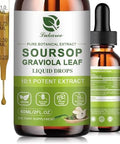 Lukaree Pure Soursop Leaves Extract 10X Concentrated Graviola Soursop Bitters Liquid Drop For Immune Digestive Energy Coldextracted With High Potency Alcohol Vegan & Nongmo