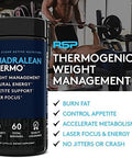 Rsp Nutrition Quadralean Thermogenic Fat Burner For Men & Women, Weight Loss Supplement, Crash-Energy, Metabolism Booster & Appetite Suppressant, Diet Pills, 60 Serv (Packaging May Vary)