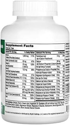 21St Century Vitamins Sentry Multivitamin & Multimineral Tabs 300 Ct