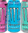 Monster Energy Ultra Variety Pack, Blue Hawaiian, Ultra Vice Guava, Ultra Fantasy Ruby Red, Sugar Free Energy Drink, 16 Ounce (Pack of 15)