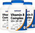 Nutricost High Potency Vitamin B Complex 462Mg 240 Capsules (2 Bottles) With Vitamin C