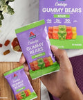 Atkins Endulge Sour Gummy Bears Low Sugar Keto Candy 6 Count