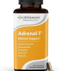 Life Seasons Lifeseasons - Adrenal-T - Adrenal Fatigue Support Supplement - Helps Lower Cortisol - Avoid Burnout - Aids Stress Management - Energizing - With Ashwagandha Adaptogens - 60 Capsules