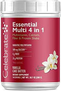 Celebrate Vitamins 4in1 Bariatric Multivitamin with Calcium Citrate Protein Shake 500mg Calcium for Post Bariatric Surgery Vanilla Cake Batter 14 Servings