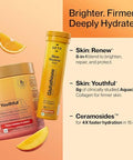 Setu Radiant Skin Combo Contains 8G Marine Collagen Ceramosides & 8-In-1 Glutathione Fizzy Tabs Supports Radiant Healthy Skin For Men & Women