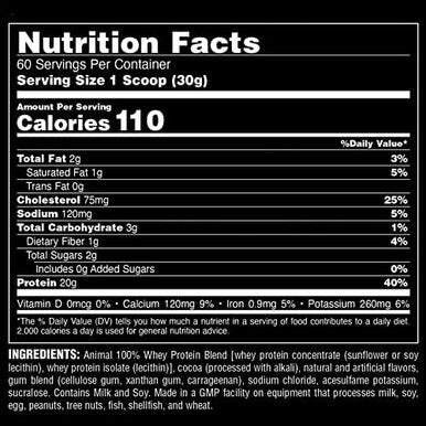 Animal 100% Whey Protein Powder Ã¢â‚¬â€œ Whey Blend For Pre Or Postworkout Recovery & Fury Pre Workout Powder Supplement For Energy And Focus 5G Bcaa 350Mg Caffeine Nitric Oxide