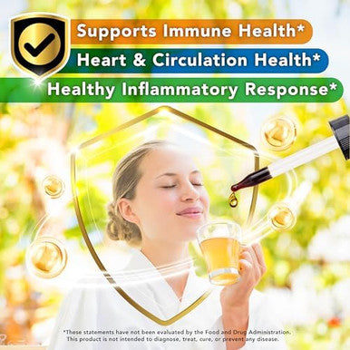 LOVITA Bee Propolis Liquid Extract 30 Day Supply 5:1 Resin Drops with 18% Bioflavonoids Alcohol Free Antioxidant Immune Support and Throat Soothing Gluten Free Non GMO