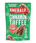Emerald Nuts Cinnamon Toffee Pecans (1-Pack) | 5oz Resealable Bag | Kosher Dairy Certified, Non-GMO, Contains No Artificial Preservatives, Flavors or Synthetic Colors