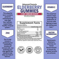 Bioschwartz Super Greens Powder With Probiotics Prebiotics And Digestive Enzymes (30 Servings) Plus Elderberry Gummies With Zinc And Vitamin C For Adults Immune Support (1 Month Supply)