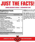 Musclemeds Amino Decanate Energy Pre Intra Workout Drink Essential Amino Acids Bcaas High Leucine Glutamine Muscle Recovery Strawberry Kiwi 30 Servings