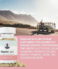 Hashiaid - Low Thyroid Supplement - Hashimoto'S Disease Support - Hypothyroidism - Fight Fatigue, Balance Hormones, Promote Focused Energy - Turmeric, Iodine, Zinc, Selenium And More