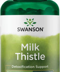 Swanson Milk Thistle - 100 Capsules - Herbal Liver Support Supplement for Overall Health and Wellbeing
