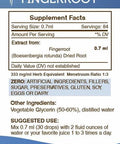 Secrets of the Tribe Fingerroot Tincture Alcohol-Free Extract, High-Potency Herbal Drops, Tincture Made from Fingerroot (Boesenbergia rotunda) Dried Root 2 oz