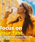 Enzymedica Fasting Today Intermittent Fasting Drink Mix With Electrolyte Powder Supplement For Hydration Appetite And Muscle Health Keto Friendly Tropical Pineapple Flavor 24 Servings