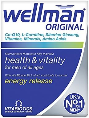 Vitabiotics Wellman Original 30 Capsules Pack Of 4
