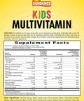 Sundance Kids Multivitamin Gummies with Vitamins D3 C B12 and Zinc 50 Count Mixed Berry Flavor Vegetarian NonGMO and Gluten Free Supplement
